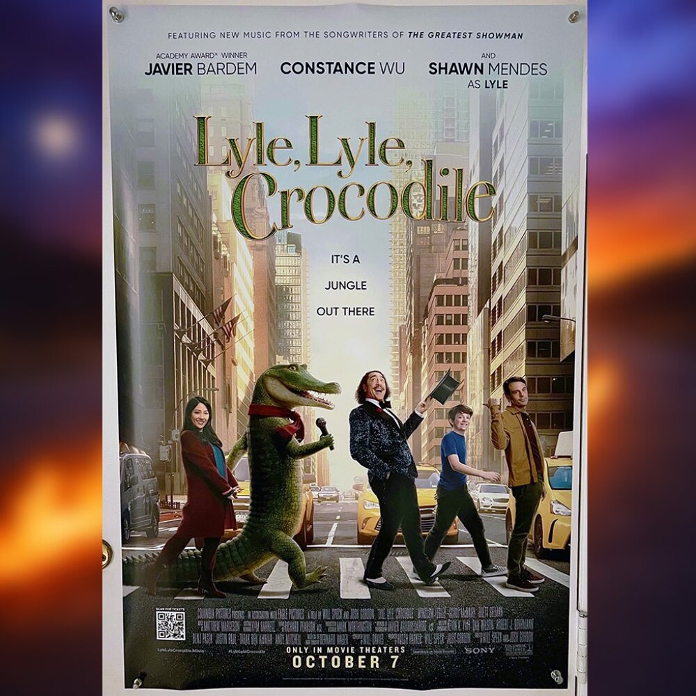 LYLE, LYLE, CROCODILE (2022) - ORIGINAL DOUBLE SIDED MOVIE POSTER